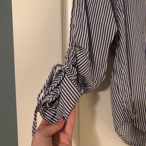 Pinstripe button up - Picture 3 of 4